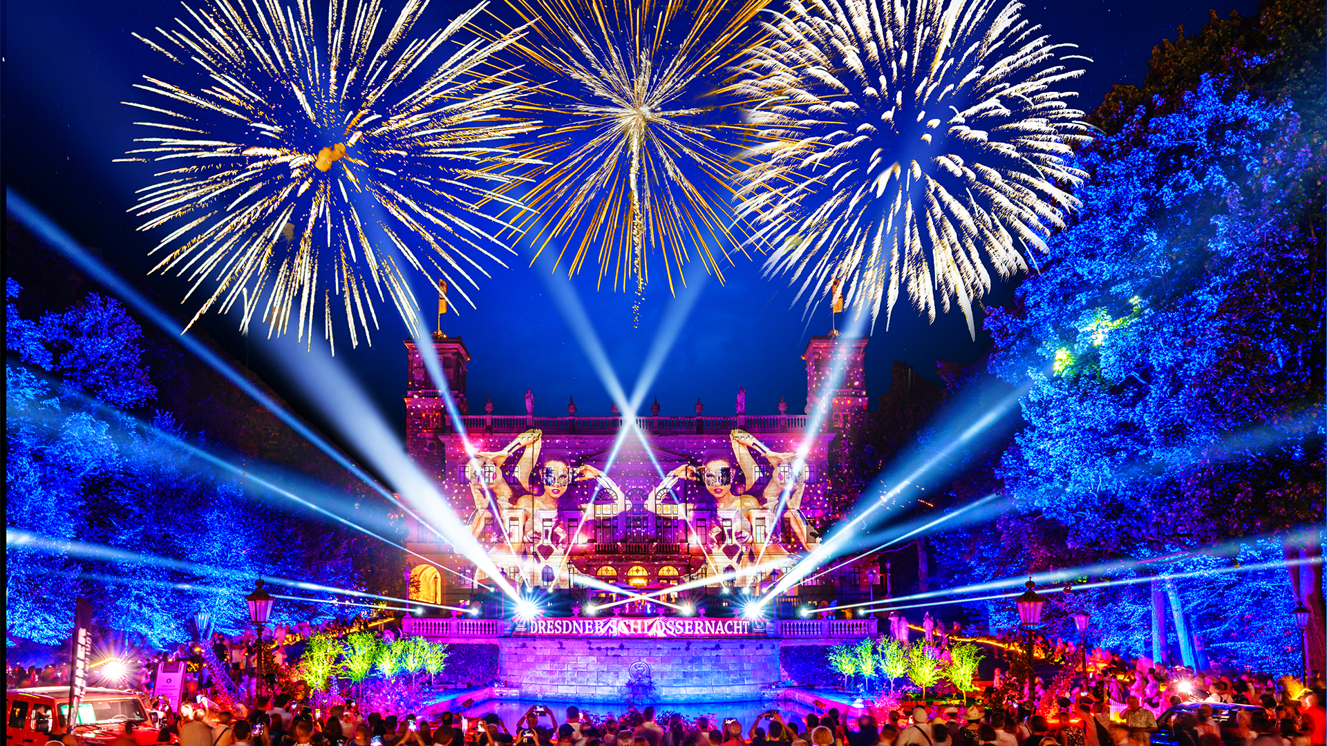 Feuerwerk Dresdner Schlössernacht